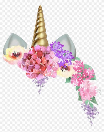 Unicorncrown Unicorn Unicornio Corona Flores Flowers - Invitaciones Para Baby Shower