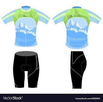 Uniform bike shirt vector image
