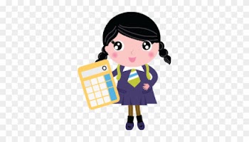 Uniform Clipart Cute Girl - Girl School Cartoon Png
