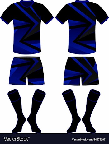 uniforme de futbol asul
