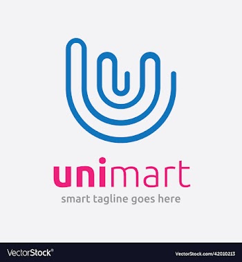unimart - u lettertype logo