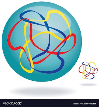Unique abstract design element vector image