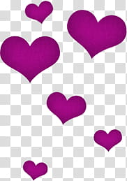 Unique and Fabulous Scrapbook Kit, pink hearts illustration transparent background PNG clipart
