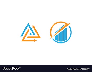 unique and modern business logo design and icon fo