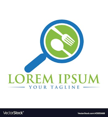 unique and modern food and restaurant logo design