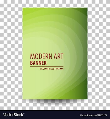 Unique artistic summer card with bright gradient vector image