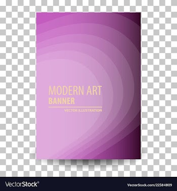 Unique artistic summer card with bright gradient vector image
