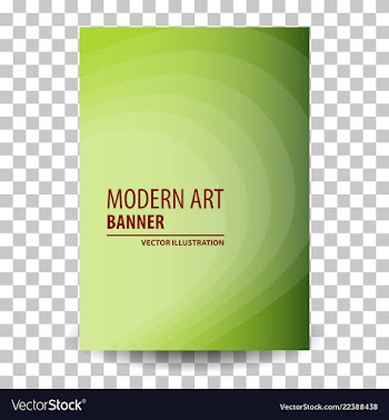 Unique artistic summer card with bright gradient vector image