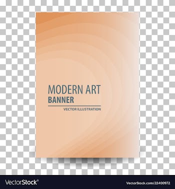 Unique artistic summer card with bright gradient vector image