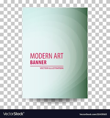 Unique artistic summer card with bright gradient vector image