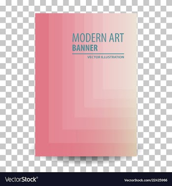 Unique artistic summer card with bright gradient vector image