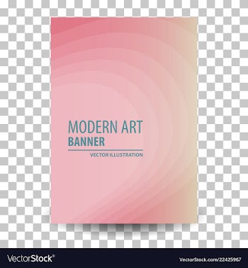 Unique artistic summer card with bright gradient vector image