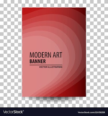 Unique artistic summer card with bright gradient vector image