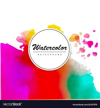 Unique background watercolor textures vector image