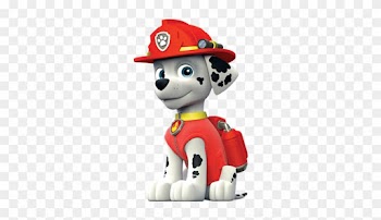 Unique Firefighter Background Photocall Patrulla Canina - Marshall Paw Patrol