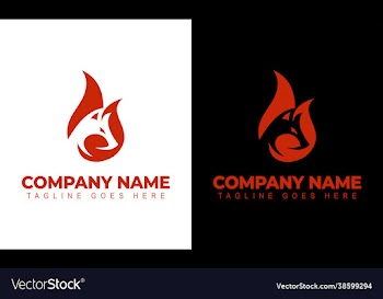 unique fox logo design creative inspiration