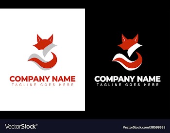 unique fox logo design creative inspiration