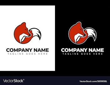 unique fox logo design creative inspiration