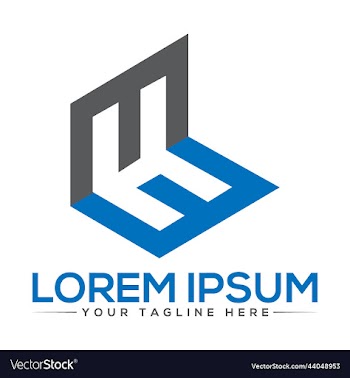 unique h letter logo design