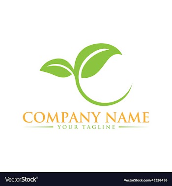 unique leaf logo design