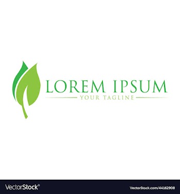 unique leaf logo design
