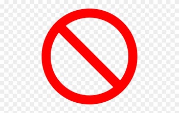 Unique Not Allowed Sign Clip Art Restrictions Clipart - Circle With A Slash Through