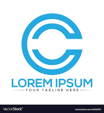unique oc letter logo design