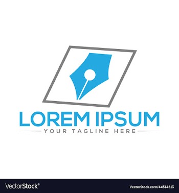 unique pen logo design
