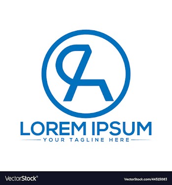 unique qa letter logo design