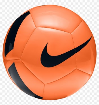 Unisex Nike Pitch Team Football - Orange Nike Soccer Ball