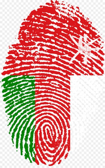 United Arab Emirates Flag of China Fingerprint - finger print 