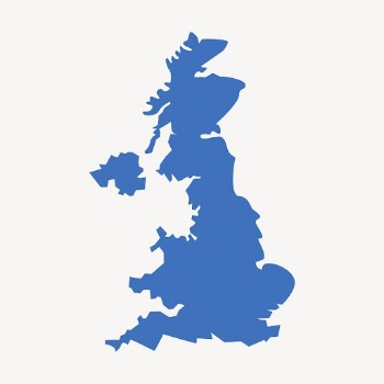 United Kingdom map silhouette collage | Free PSD - rawpixel