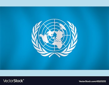 united nations flag background