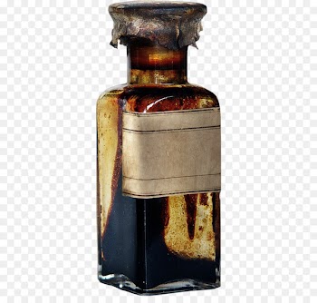 United States American Civil War Bottle Medicine Medical Equipment - Wishing retro bottle transparent material 