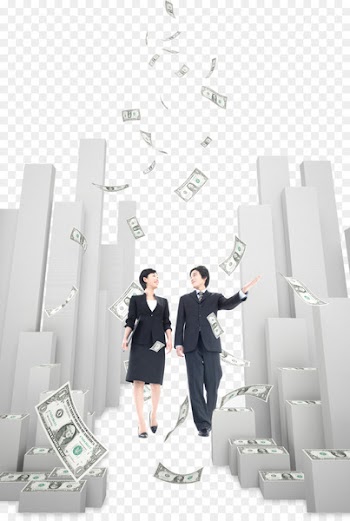 United States Dollar Download - Business people with dollar 