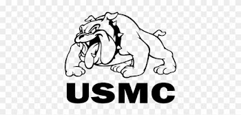 United States Marine Corps Full Body Bulldog Vinyl - St Cloud High School Bulldog