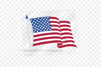 United States of America Bumper sticker Flag of the United States Decal - subdue ribbon 