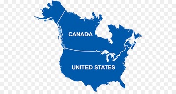 United States of America Canada Vector graphics Illustration U.S. state - clean back yard 