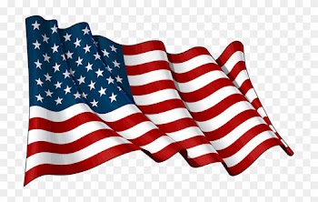 United States Of America Flag Png Transparent Images - Drawing Waving American Flag