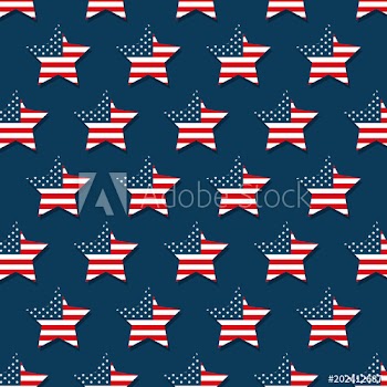 united states of america stars pattern design