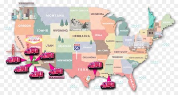 United States of America Tourist attraction Map U.S. state Image - map 
