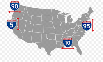 United States of America Vector graphics Map Stock illustration ...