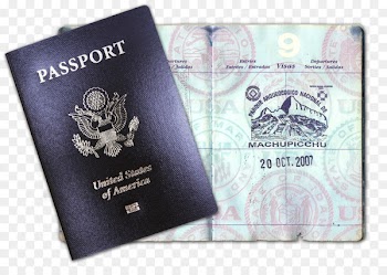 United States passport Fake passport - stamp passport 