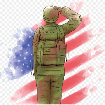 United States Soldier Salute Silhouette - Green salute soldiers 