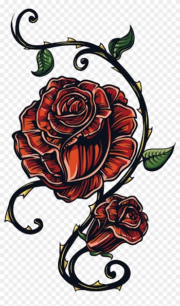 United States T-shirt Flower - Tattoo Rose Png