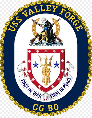 United States USS Valley Forge (CG-50) American Revolution - crest 