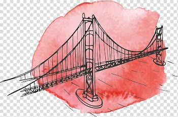 United States Watercolor painting Architecture, American Watercolor landmarks transparent background PNG clipart