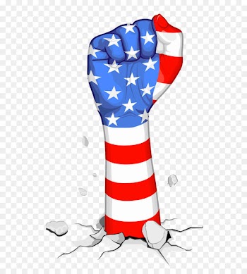 Unity Clip art - American Fist Flag Decor PNG Clipart 
