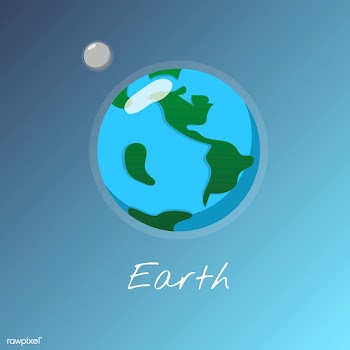Universe blue earth | Free stock vector - 250216