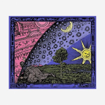 Universe Flammarion illustration, celestial design. | Free Photo - rawpixel